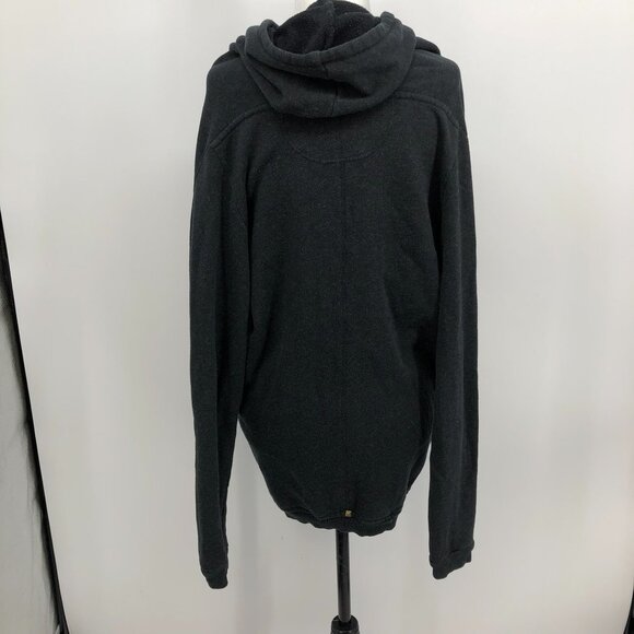 Wilfred Aritzia charcoal  grey Rousseau cocoon hooded cardigan zipper pockets - Picture 14 of 16